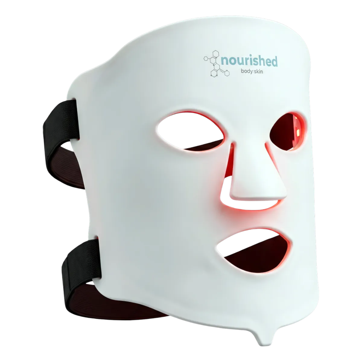 Nourished Bodynskin NIR7+ LED-Maske aus flexiblem Silikon für Gesicht und Hals