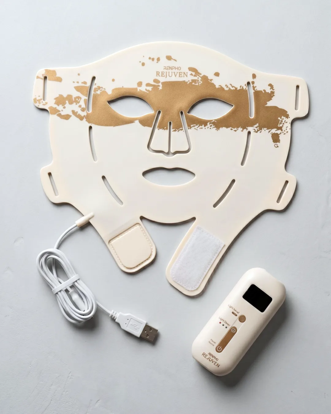 Renpho LED-Maske mit flexiblem Silikon-Design und Zubehör im Überblick
