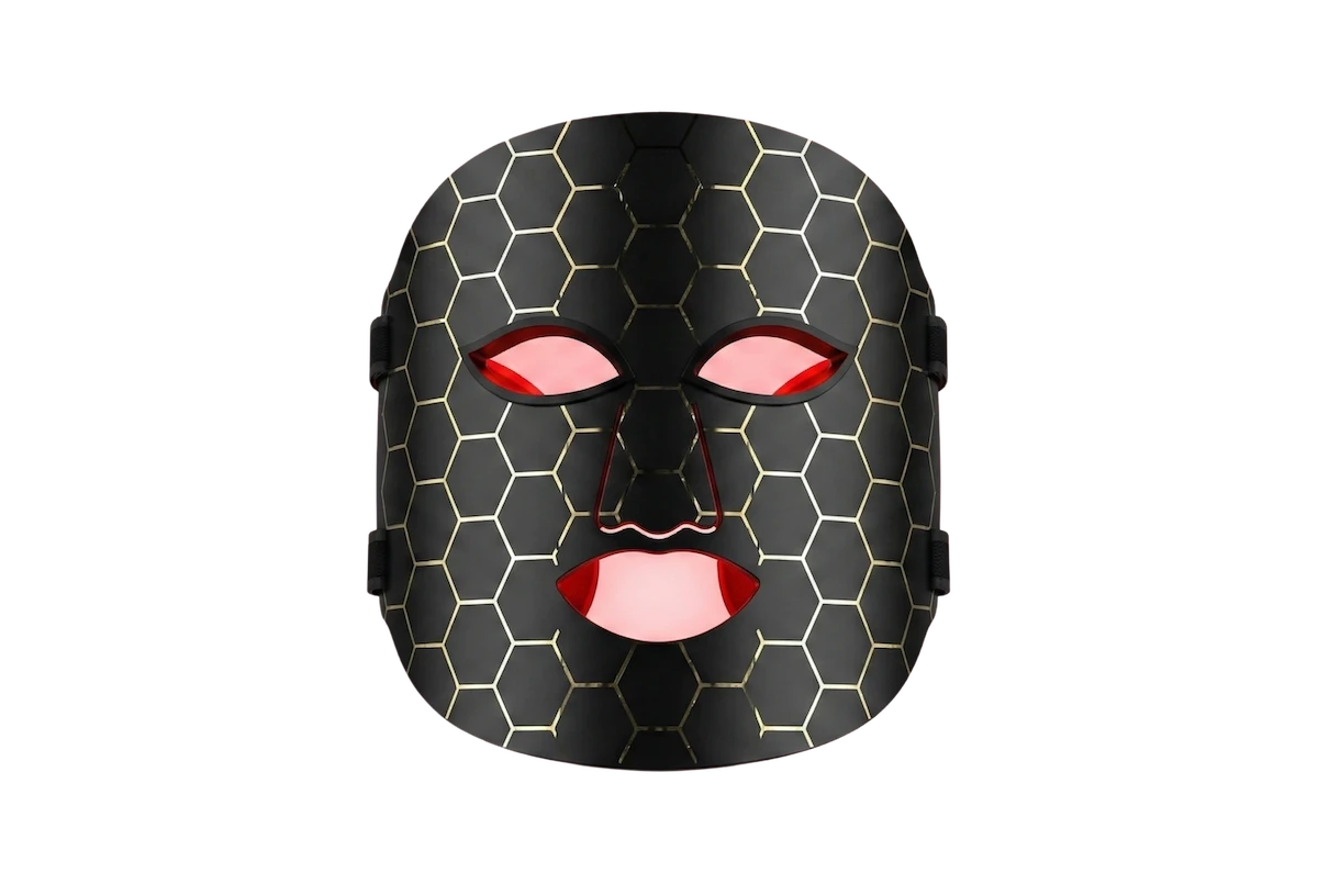 PVD LED Gesichtsmaske freigestellt mit transparentem Hintergrund